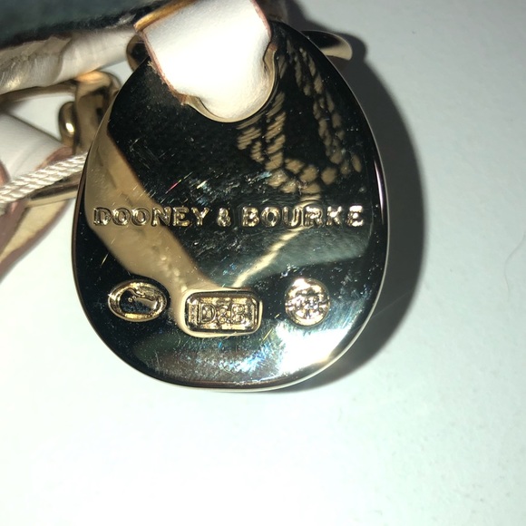 Vintage Dooney & Bourke Wristlet Black/White Nautical - Picture 5 of 8